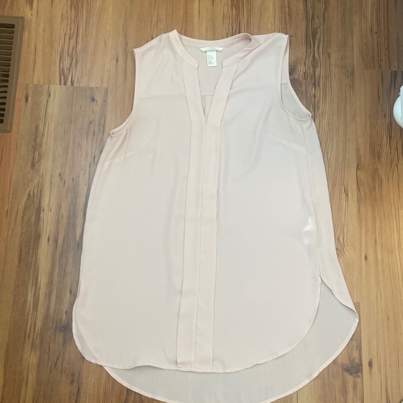 H&M Blush Pink Blouse Size 10 - Picture 1 of 8